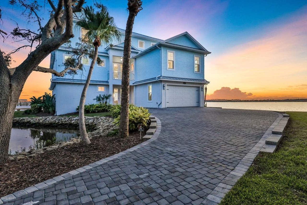 This brand-new, three-story riverfront home in Daytona Beach just went on sale