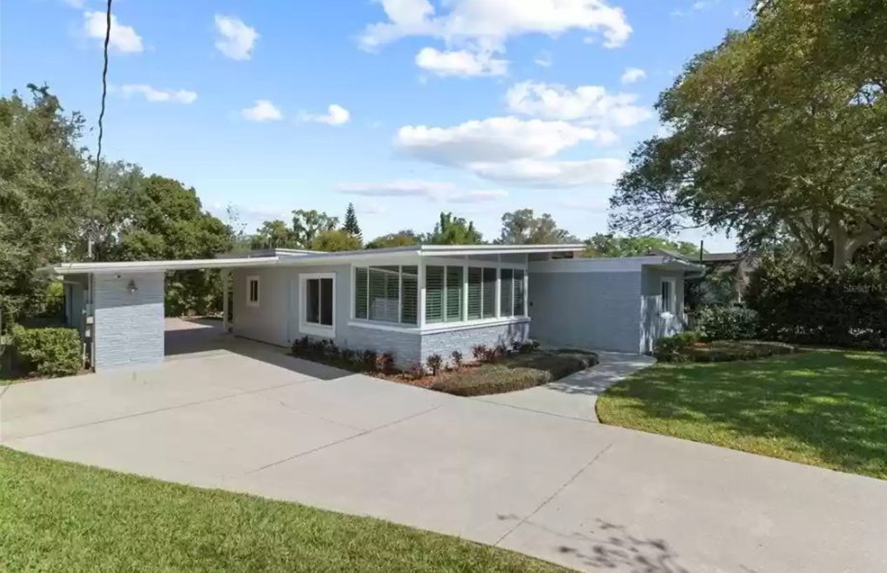 This Delaney Park home designed by famed Winter Park architect Nils Schweizer just hit the market for $925K