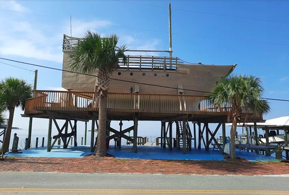 This Florida boat house on stilts is on the market for $580K
