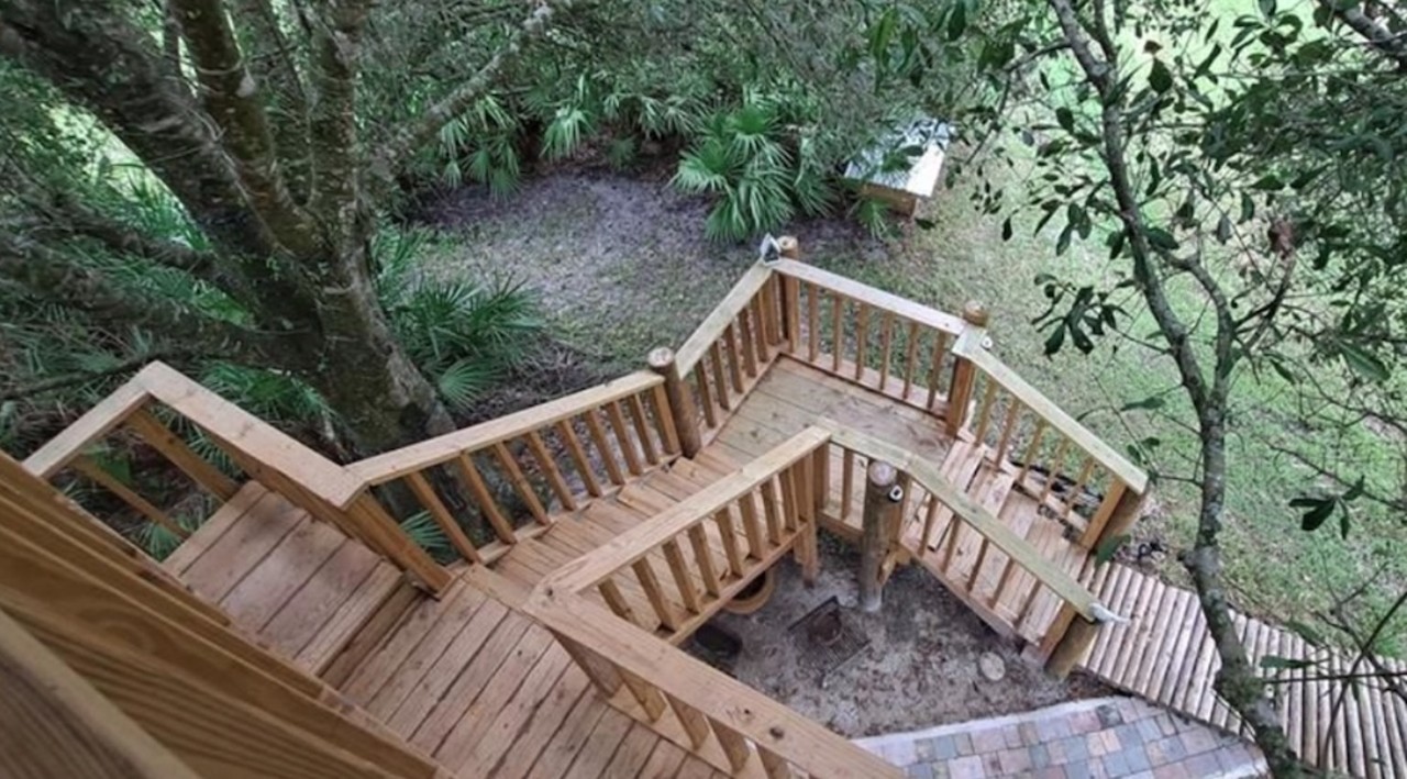 This Florida home for sale comes with its own private airport and a three-story treehouse