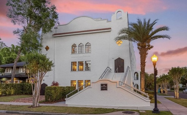 This historic downtown Orlando townhouse, inside a former mission-style church, is now for sale for $1.9 million