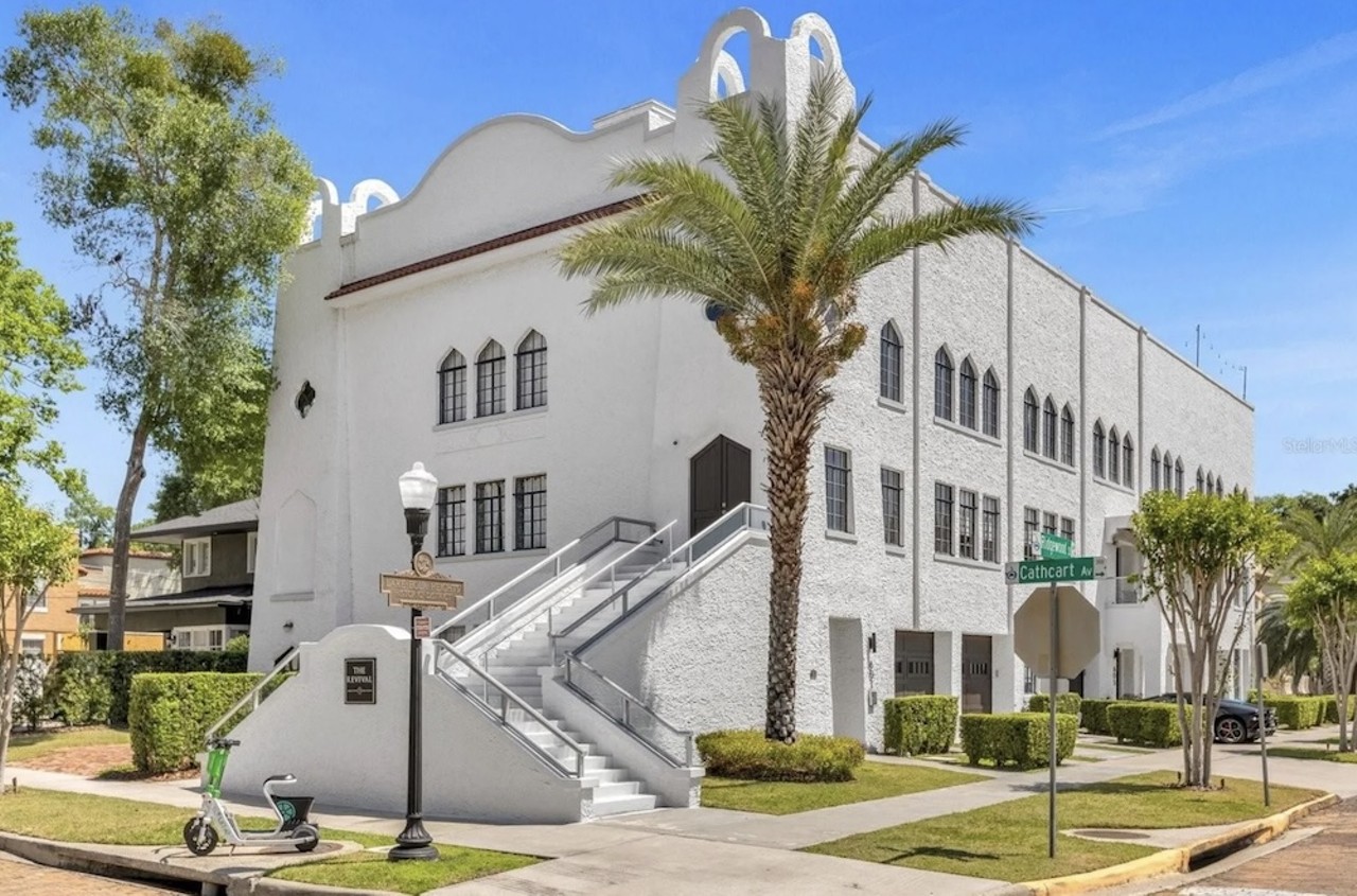 This historic downtown Orlando townhouse, inside a former mission-style church, is now for sale for $1.9 million
