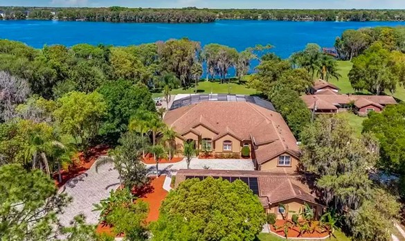 This lakefront Winter Park home comes with an abandoned train tunnel for $3.2 million