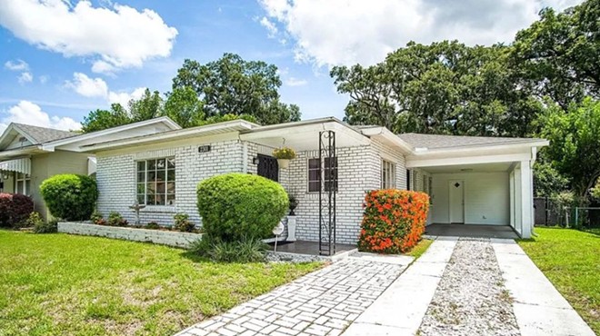 This mid-century College Park home for sale now has a ton of original, retro touches