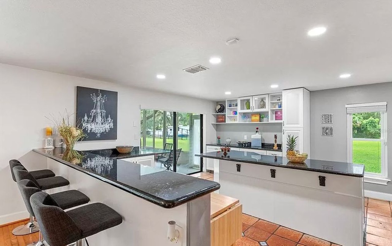This Orlando area house comes with an indoor pool and a yurt