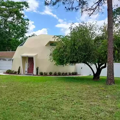 This Orlando dome home/ranch is perfect for a non-committal homeowner at $417K