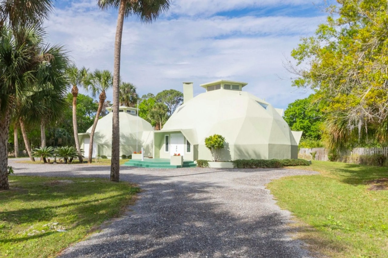 This rare futuristic double-dome house is for sale for $500K in Florida