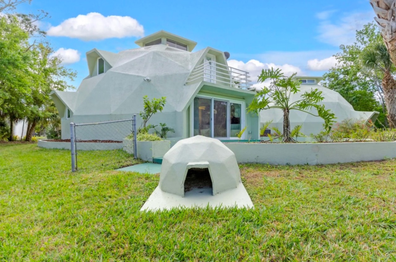 This rare futuristic double-dome house is for sale for $500K in Florida