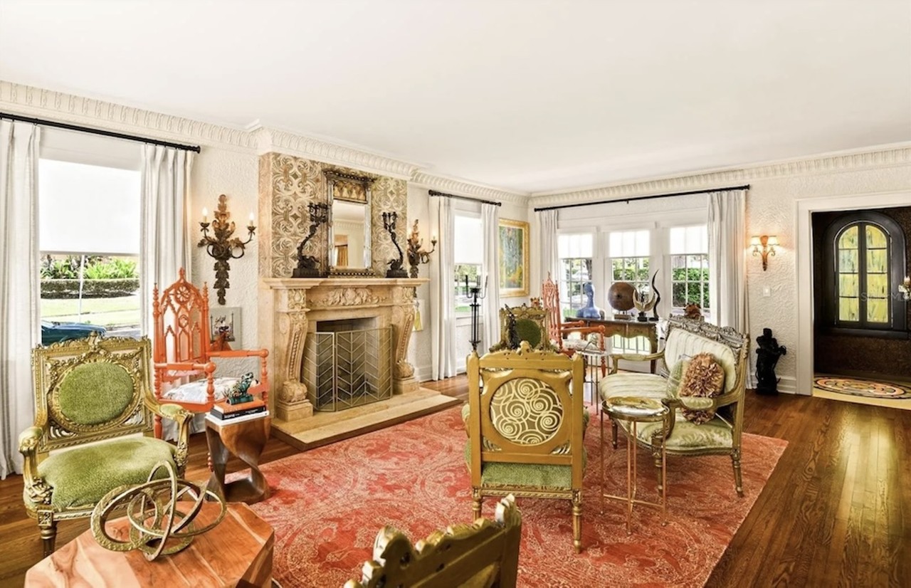 This rare, nearly century-old Lake Eola Heights home filled with antiques is now for sale