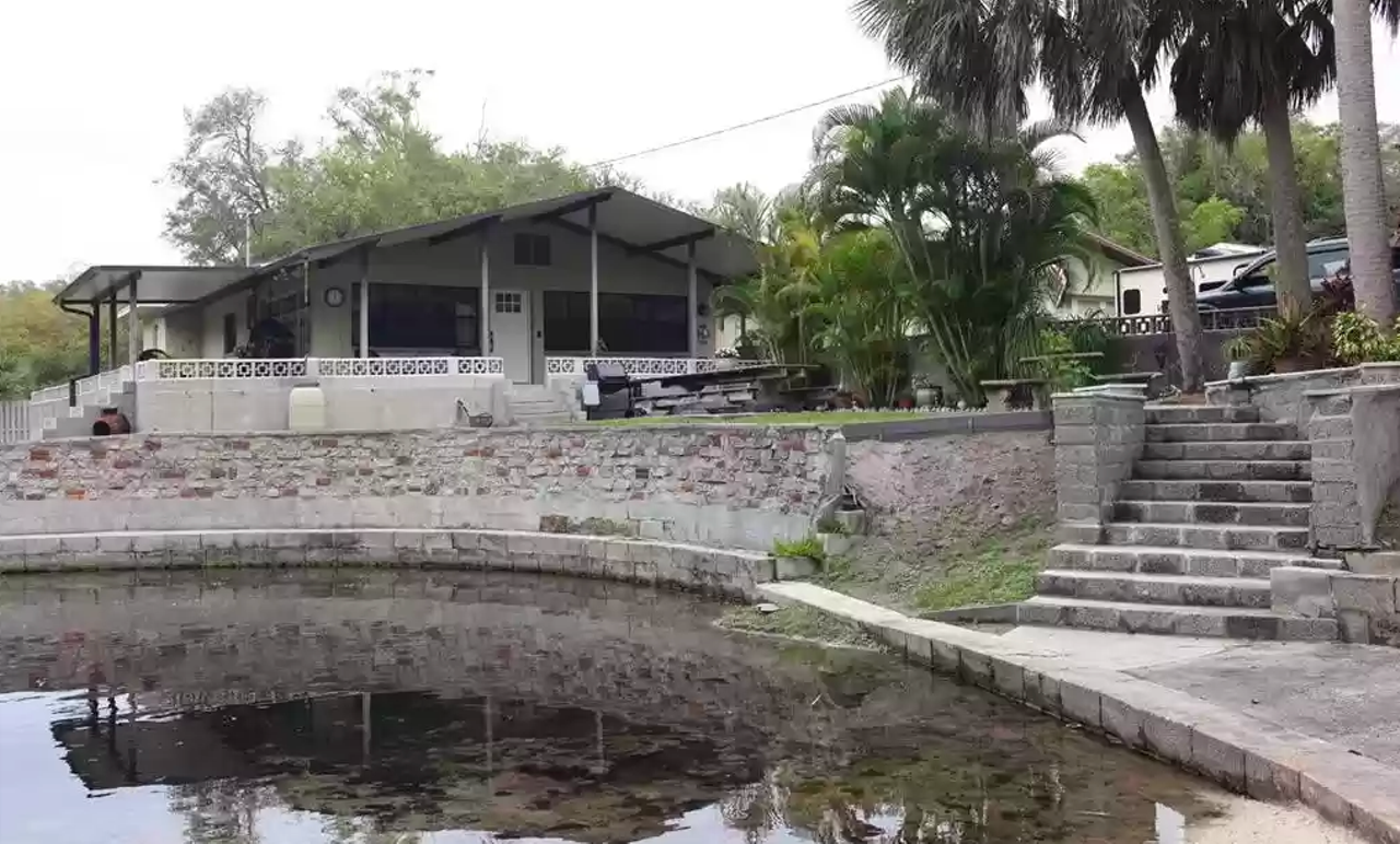 This Tampa Bay home comes with its own private freshwater spring