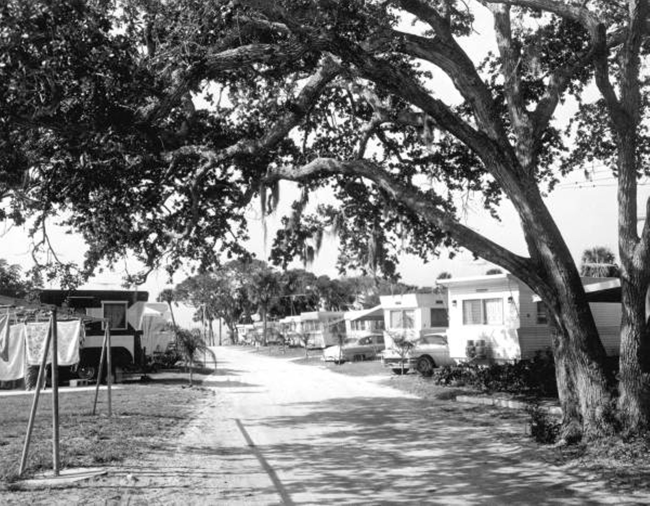 Trailer park in Cape Canaveral, 1958
