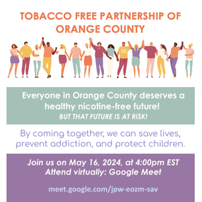 Tobacco Free Partnership of Orange County Meeting