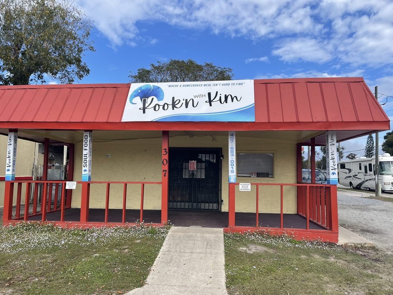 Kook&#146;n With Kim 
307 West Kennedy Blvd, 407-683-0815
At Kook&#146;n with Kim, a home cooked meal &#147;isn&#146;t hard to find&#148; as Kim serves southern style meals with Asian influences at this family based company.
Photo via William K./Yelp
