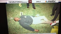 Trayvon Martin, after his encounter with George Zimmerman. (From Gawker.)
