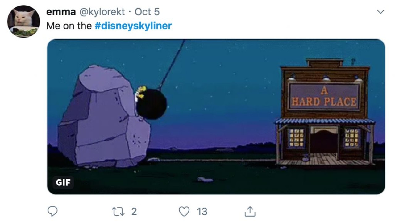 Twitter is savagely roasting Disney's broken Skyliner gondola