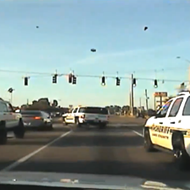 Watch this insane dashcam footage of a police chase in Tavares, Florida