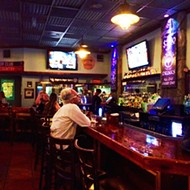 Downtown Pourhouse is an excellent place to meet up for shots or to grab a big, messy burger