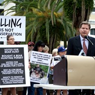 Florida bear hunt opponents gather at Orlando protest