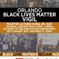 Today at 6 p.m.: Black Lives Matter vigil in honor of MLK Day