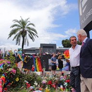 Bill Clinton visits site of Pulse nightclub shooting