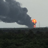 SpaceX rocket just exploded on launch pad at Cape Canaveral