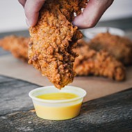 Get a free giant chicken tender every day next week at The Coop