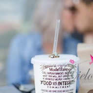 This Orlando couple loves Chipotle so much they shot their engagement photos there