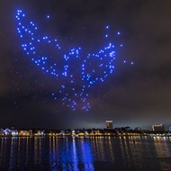 Disney Springs celebrates its first Christmas with a drone show sure to entice twinkle-light lovers