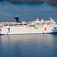 Former Carnival cruise ship makes nausea-inducing entrance into Florida port