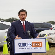 Florida Gov. Ron DeSantis announces drive-thru vaccination site at the Villages