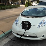 Mayor Buddy Dyer and OUC unveil 100 electric vehicle charging stations throughout Orlando