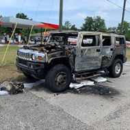 Tampa Bay gas hoarders accidentally set their Hummer on fire