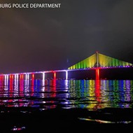 Florida reverses course on bridge Pride month light displays