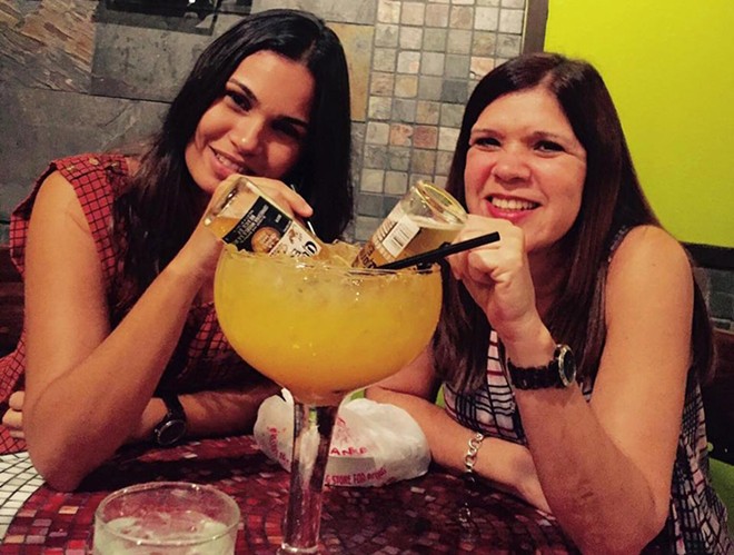 Lord have mercy, that's a big margarita. - photo via Pepe's Cantina on Facebook