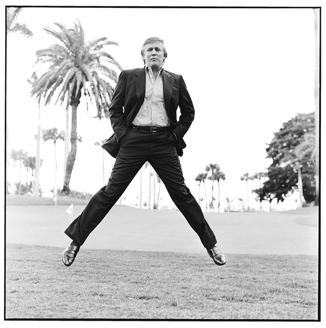 DONALD TRUMP AT MAR-A-LAGO, 1997 (PHOTOGRAPH FOR THE NEW YORKER BY MAX VADUKUL)