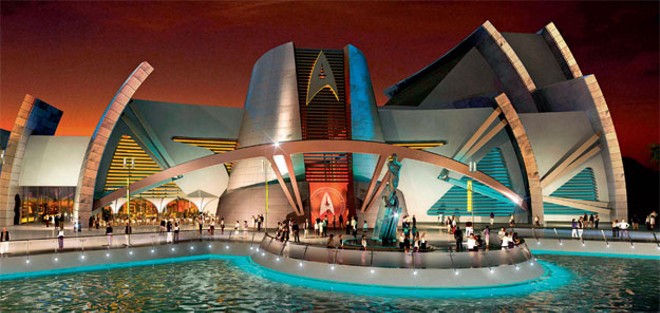 Red Sea Astrarium Star Trek attraction proposed for Jordan - Image via The Trek Collective
