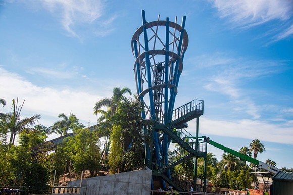 Construction on SeaWorld's Infinity Falls is finally wrapping up, could open any day