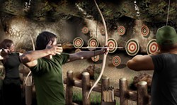 The archery section of the Bear Grylls Adventure - Image via Bear Grylls Adventure | Facebook