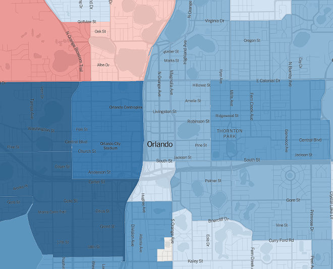 This map lets you see if your Orlando neighborhood is filled with Trump supporters