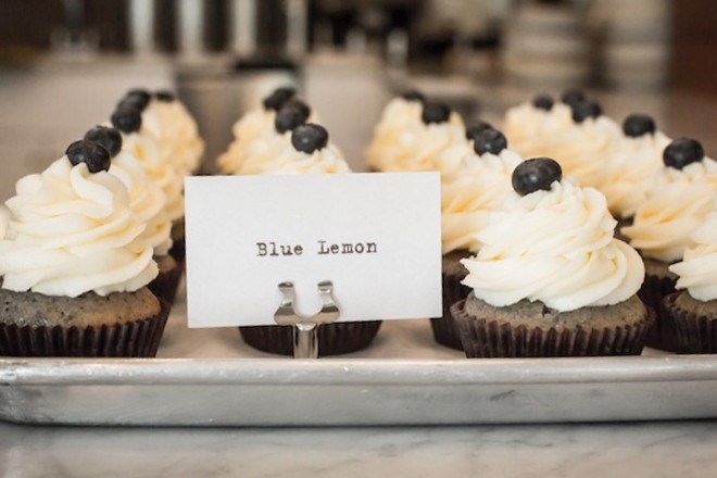 Just like their avian mascot, BBBS cupcakes wear a top hat – of frosting.