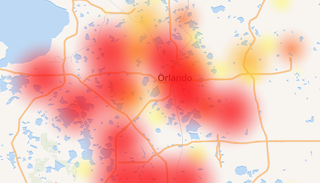 Verizon customers report massive outages in Orlando