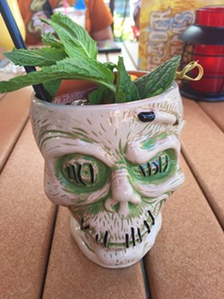 Raise your glass (or skull) to Tiki culture as Parkeology explores the "secret history" of Disney's Trader Sam's. - PHOTO BY SETH KUBERSKY