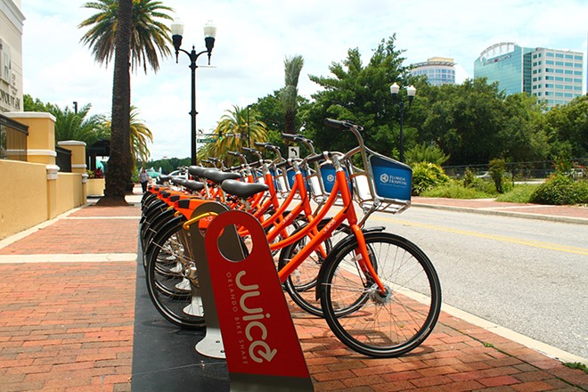 Take advantage of Orlando's bike share program