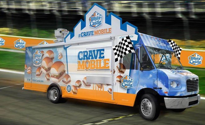 A White Castle food truck will be in Orlando tonight