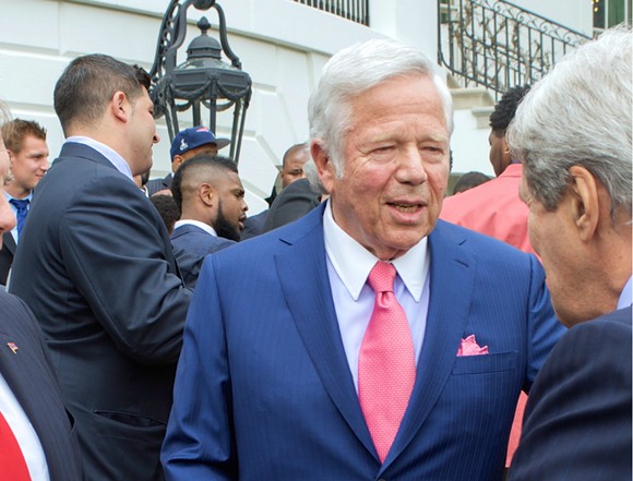 New England Patriots owner charged with soliciting prostitution at Florida spa
