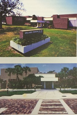Old photos of the Orlando Museum of Art from their "Forward to 100" vision plan - images courtesy Orlando Museum of Art