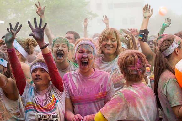 The Color Run goes tropical for a good cause on Saturday