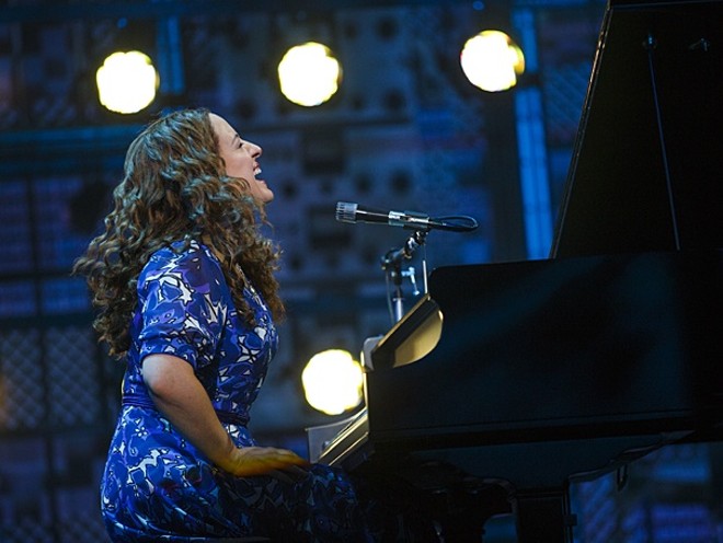 Abby Mueller as Carole King in the national tour of Beautiful: The Carole King Musical. The Fairwinds Broadway series presents Beautiful at the Dr. Phillips Center through May 8. - PRODUCTION PHOTO BY JOAN MARCUS VIA BROADWAY.COM