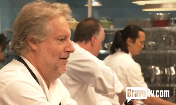 (From L-R): Jonathan Waxman, Tony Mantuano and Susur Lee on Top Chef Masters - Bravo TV