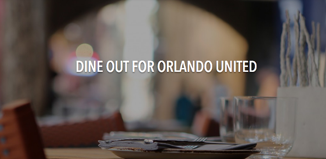 Florida restaurants will band together to raise money for OneOrlando Fund on June 30